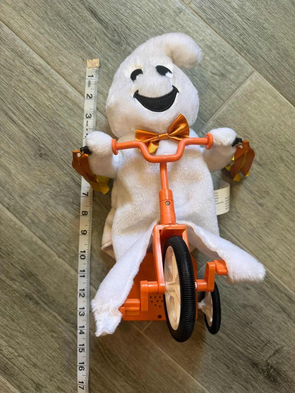 Gemmy Ghost I Want To Ride My Bicycle Halloween Decor Works